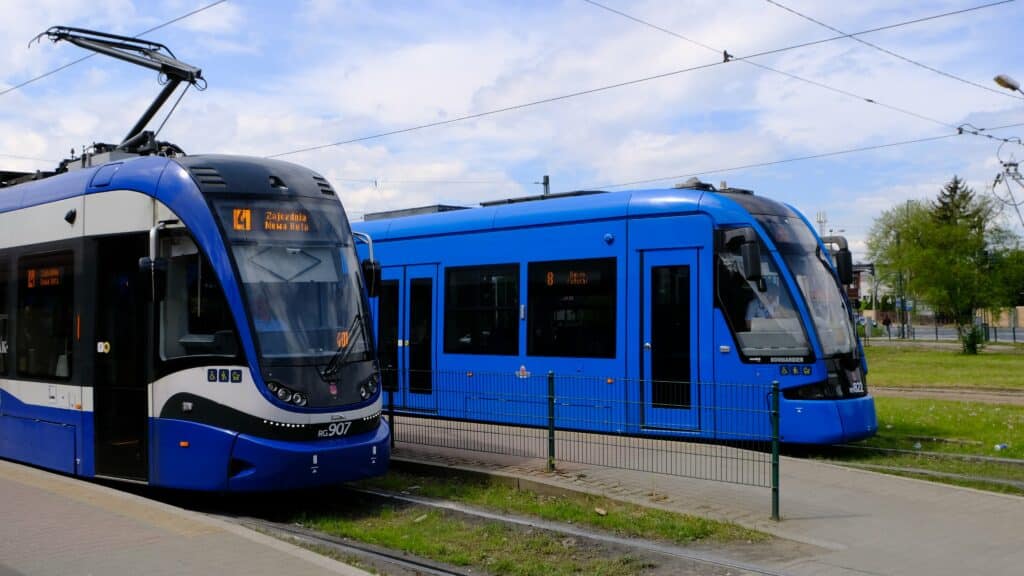 Pętla tramwajowa na osiedlu Widok w Krakowie